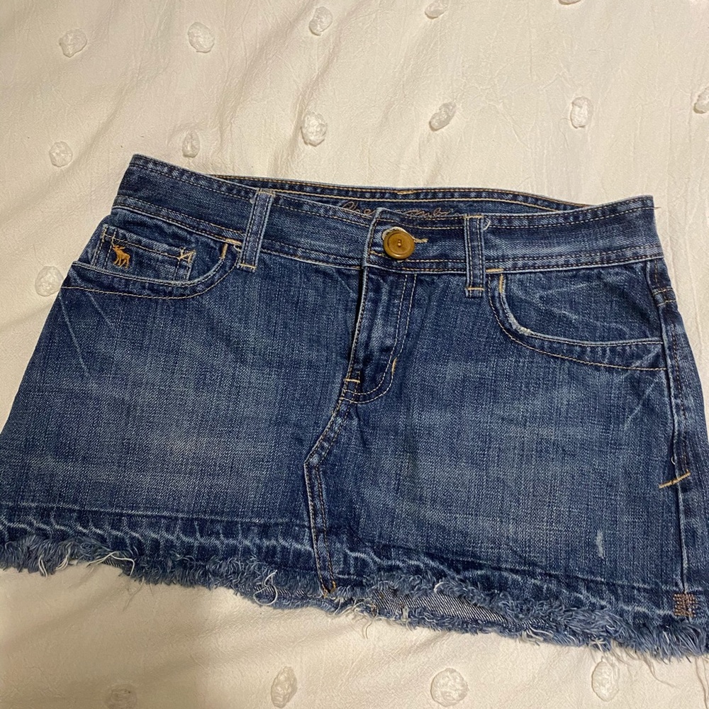 jean skirt!